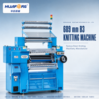 Machine à tricoter élastique automatique informatisée de haute qualité avec moteur pour la fabrication de dentelle plate double pour sous-vêtements