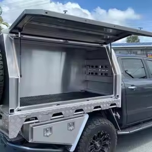 Custom Heavy-Duty Ute Tray Canopy System Waterproof Aluminum Alloy Truck Toolbox <b>Lockable</b> Portable Storage Outdoor 2 - Product Image 6