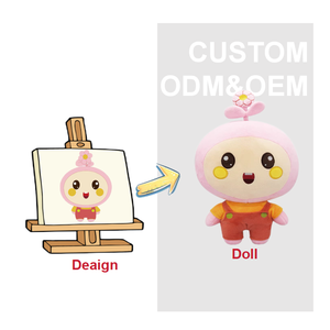 Thấp moq tùy chỉnh thực hiện mềm Thú nhồi bông đồ chơi sang trọng OEM ODM Chất liệu cotton tùy chỉnh plushies búp bê hoàn hảo món quà sinh nhật - Product Image 3