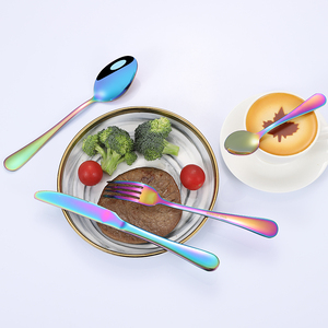 Nhà hàng tiệc cưới thiết kế mới muỗng thép không gỉ và nĩa và dao dòng sang trọng bạc thiết lập dao kéo Flatware Set - Product Image 4