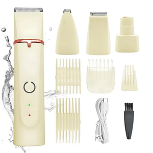 반려동물 전기 면도기 강아지 발바닥 손질 면도 마법 도구 고양이 발 털 무소음 푸시 가위 - Product Image 1