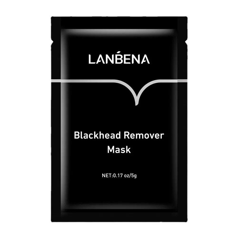 LANBENA Black Mask Detox Mitesser entferner Nasen masken Akne behandlung Peeling Poren streifen Schrumpfen Poren Hautpflege Bambus kohle