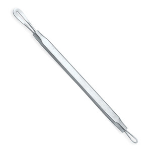 Empujador de Cutículas de Acero Inoxidable al por Mayor, Instrumentos de Marca Privada, Empujador de Cutículas de Doble Punta Liso - Product Image 4