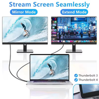 Câble USB-C vers HDMI haute vitesse 4K 30Hz 60Hz 1080P pour téléphone portable, cordon USB-C mâle vers HDMI mâle 1M 2M 3M