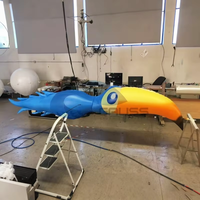 Vente chaude usine : Modèle publicitaire gonflable d'oiseau toucan volant de 3,8 m, télécommandé, pour spectacle