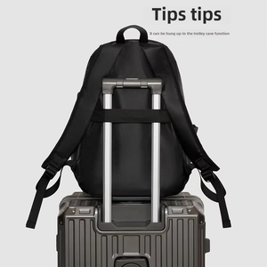 Mochila escolar duradera con logotipo personalizado Midelunya, mochila de negocios de gran capacidad, mochila impermeable para ordenador portátil con carga USB - Product Image 5