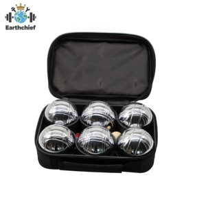 Jeu <span class=keywords><strong>de</strong></span> boules <span class=keywords><strong>de</strong></span> pétanque classique en métal argenté durable, portable, 6 boules, style français <span class=keywords><strong>Obut</strong></span> - Product Image 4