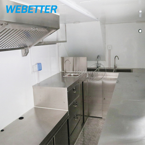 WEBETTER Remolque de Bar Móvil de Dos Pisos para Catering Comercial, Caravana de Comida Rápida, Camión de Comida de Doble Piso con Cocina Completa - Product Image 5