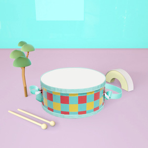 Wholesale 6 Inch Colorful Double-Sided <b>Hand</b> <b>Drum</b> Percussion Instrument Early Educational Musical Instrument <b>Hand</b> <b>Drum</b> for Kids - Product Image 5