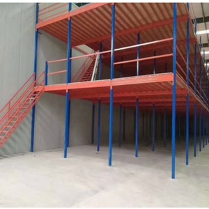 Scaffalatura per Soppalco in Acciaio Personalizzabile - Scaffale da Magazzino Salvaspazio Durevole Facile da Montare per Uso in Fabbrica e Magazzino Vendita all'Ingrosso - Product Image 3