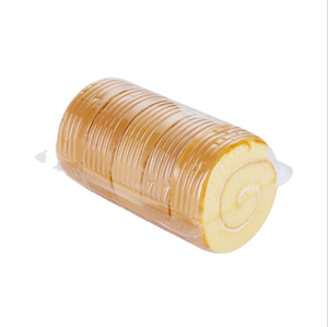 Eco-friendly Disposable Plastic dessert pastry Clamshell Box With Lid