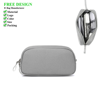 Sac de protection pour batterie externe en tissu Oxford, sac de voyage étanche personnalisé pour le transport de câbles et les voyages décontractés