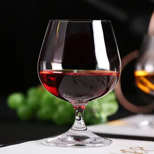 Hot sale 2020 fancy sode-lime glass bohemia wedding Bat restaurant goblet for wedding wine cognac brandy glass cup