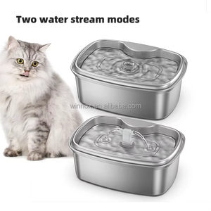 Consegna in 7 Giorni, Prodotti per Animali, Ciotole e Distributori da 2L, Innovativo Erogatore d'Acqua Automatico in Acciaio Inox per Animali Domestici - Product Image 2