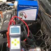 Herramientas de batería automotriz para coche de diagnóstico de 12V, Micro 200 para coches, Analizador de batería, probador de batería, probador de batería de