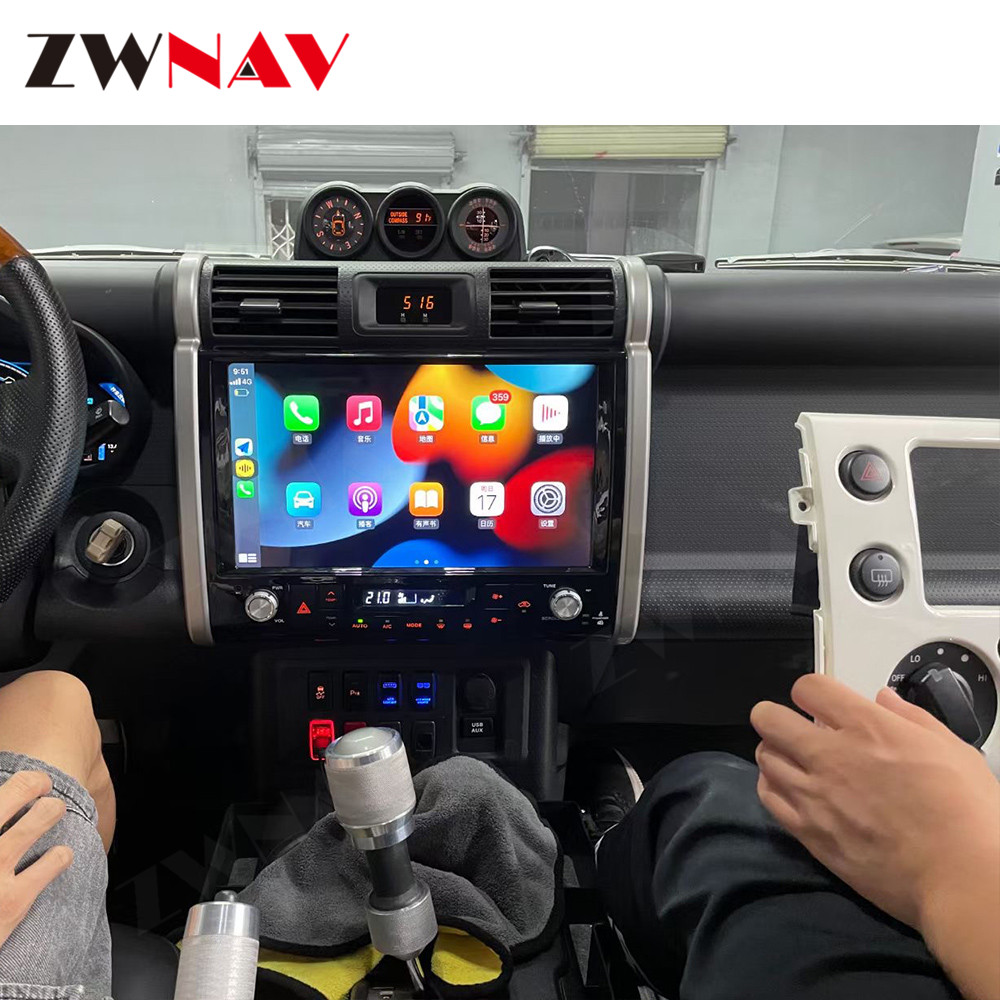 トヨタ プレフェイス JCG10、2013年モデル、ナビゲーションシステム 13.3インチAndroid Auto対応カーラジオ トヨタ FJクルーザー 2007-2020