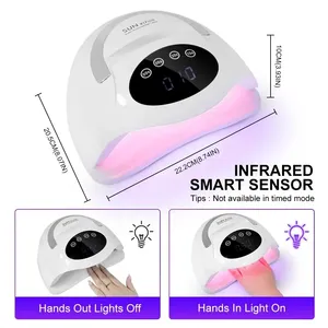 Lámpara LED <span class=keywords><strong>UV</strong></span> SUN X17 MAX <span class=keywords><strong>para</strong></span> <span class=keywords><strong>uñas</strong></span>, luz de <span class=keywords><strong>uñas</strong></span> inteligente <span class=keywords><strong>para</strong></span> secar esmalte de Gel, secador de <span class=keywords><strong>uñas</strong></span> profesional, herramientas de manicura - Product Image 6