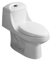 WC monobloc en céramique de haute qualité à siphonique, à sortie verticale, design moderne, double chasse, sanitaires