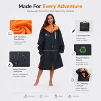 Robe de bain convertible et pliable de qualité supérieure, imperméable, pour le surf, la natation, le camping