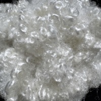 Fibre de rembourrage recyclée GRS 100% polyester creux conjugué siliconé HCS