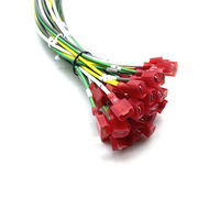 Kabel Harness Multi-warna Kustom dengan Terminal Spade Berinsulasi Merah untuk Sambungan Kabel Internal Peralatan Rumah Tangga