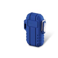 Briquet torche à gaz portable, écologique et durable, avec flamme bleue, résistant au vent et à l'eau, alimenté au butane, pour barbecue et cigares
