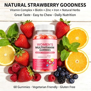 Gomitas Multivitamínicas para Mujer con Biotina, Zinc y Hierro, Favorecen el Cabello, la Piel y las Uñas, Equilibrio Hormonal y Defensa Antioxidante, ODM/OEM - Product Image 4