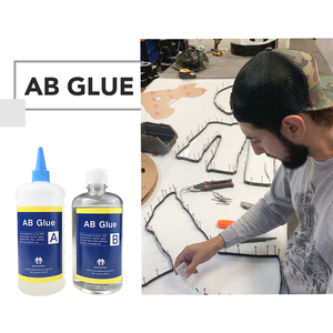 Pegamento AB de Doble Componente Transparente de Curado Rápido <span class=keywords><strong>Melic</strong></span> 500ML+500ML para Letras de Canal de Aluminio, Bobina, Tiras Laterales de Luz 3D - Product Image 4