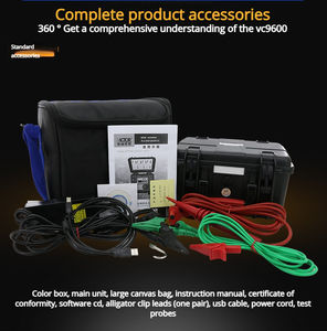 Megóhmetro Digital <span class=keywords><strong>VICTOR</strong></span> VC9600, Comprobador de Resistencia de Aislamiento de Alto Voltaje - Product Image 6