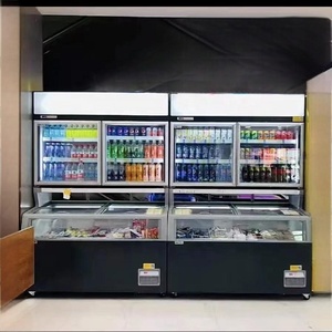Tủ đông ngực thương mại có thể thay thế kết hợp loại Máy làm lạnh Tủ đông trên không kết hợp tủ đông đảo - Product Image 2