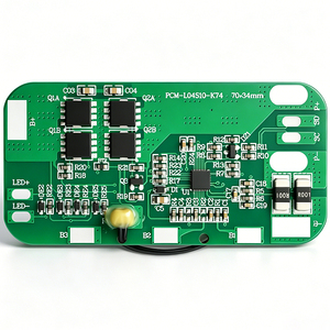แผงวงจร BMS อัจฉริยะ 3s 4s 12V 10a สำหรับแบตเตอรี่ลิเธียมไอออน 14.4V 14.8V และแบตเตอรี่ LiFePO4 10.8V 11.1V พร้อม SMBus NTC - Product Image 2