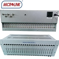 Modulateur analogique RF 24 AV HDMI vers NTSC PAL TV, modulateur agile 24 en 1 pour hôtel, hôpital, tête de réseau de télévision par câble