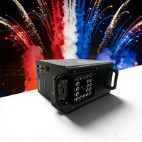 MINGLANG 1500W LED RGB Machine à fumée à pulvérisation de brouillard DMX512 Télécommande Construction en fer Garantie 1 an pour les événements de fête/mariage