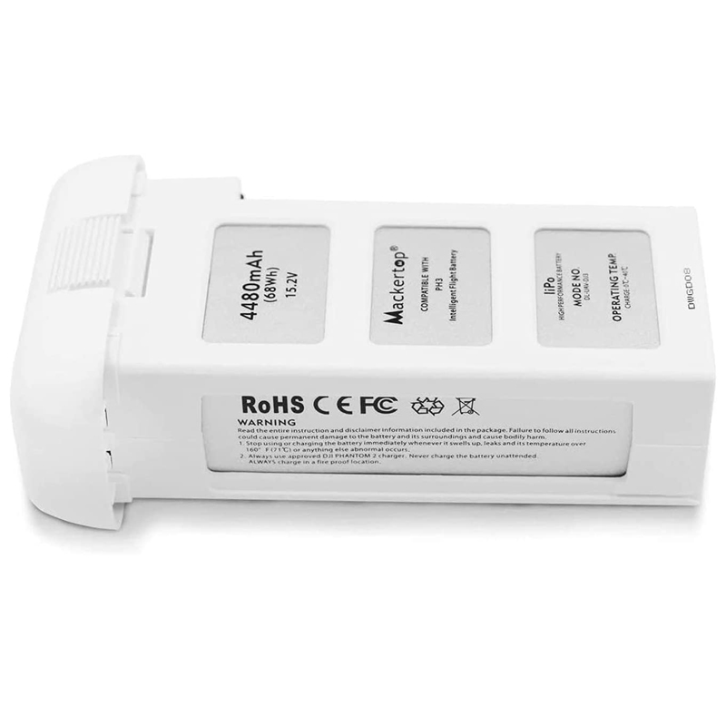 DJI Phantom3用　バッテリー Amazon.com: (2 Pack) Replace DJI Phantom 3 Battery, 15.2V