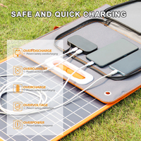 Flashfish Energy Chargeur Usb Léger 3 Plis 110v 220v Camping En Plein Air 100w Panneau Solaire Portable pour Centrale Électrique