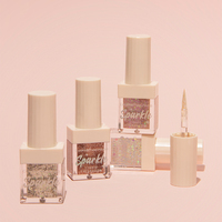 Botol kecil berkilau Eyeshadow Primer Harga bagus kustom warna Anda Eyeshadow cair berkilau Diy