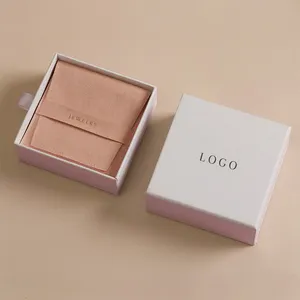 Kotak Perhiasan Laci Kustom Kemasan Logo Kustom untuk Semua Barang Perhiasan