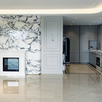 Dalles de marbre blanc Bulgari |   Livre assorti disponible |   Table d'appoint murale pour îlot de cuisine |   Vente en gros pour les projets