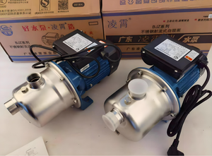 Pompa Air Jet Listrik Stainless Steel 1.1 Kw 1.5hp Grosir, Pompa Booster Self-Priming Permukaan untuk Air Bersih - Product Image 2