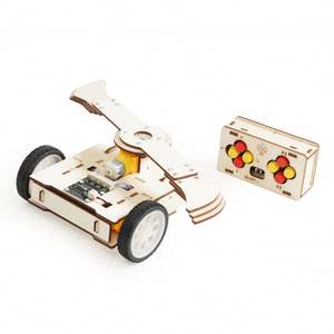 Puzzle en bois 3D, kits de modèles uniques à construire, kits d'ingénierie mécanique, robot de combat révolutionnaire pour adultes et enfants - Product Image 1