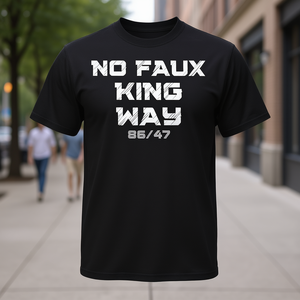 Camiseta No Faux King Way 86 47 Unisex de Cuello Redondo y Manga Corta, Ropa Promocional - Product Image 3