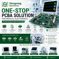 Assemblage de circuits imprimés médicaux multi-interfaces, carte PCB SMT haute précision pour dispositif de surveillance des signes vitaux en milieu hospitalier