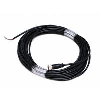 Connecteur de câble moulé droit M12 à code A, 12 broches, 17 broches, pour capteur, disposition multi-aiguilles haute densité