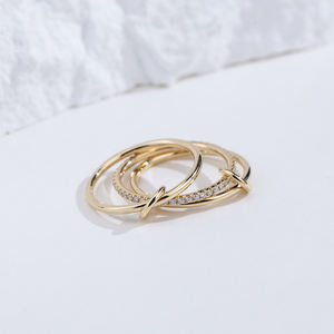 Joyería Messi MSR-2040, Anillo de Diamantes de Moda de 18K para Mujer - Product Image 3