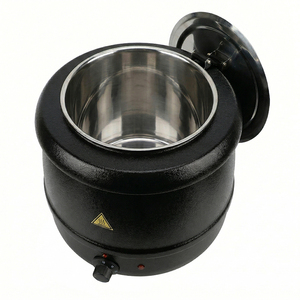 Calentador de Sopa Eléctrico Comercial, Recipiente de Acero Inoxidable para Calentar Alimentos, Ollas para Sopa y Caldo de 10L, para Hoteles y Restaurantes - Product Image 2