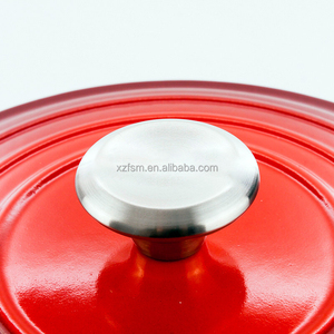 Meilleures ventes Fours hollandais <span class=keywords><strong>en</strong></span> <span class=keywords><strong>fonte</strong></span> émaillée antiadhésive 20/24/26CM Casseroles rondes avec couvercle - Product Image 3