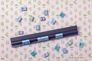 Tapis de Mahjong Pliable en Caoutchouc à Motif Floral, Antidérapant, Réduction du Bruit, Durable, Écologique, pour <span class=keywords><strong>Poker</strong></span>, <span class=keywords><strong>Casino</strong></span> Moderne et Luxueux - Product Image 5