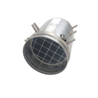 Nuovo Sistema di Purificazione Gas di Scarico Filtro Antiparticolato Diesel DPF Solo per Manutenzione in Acciaio Inox 441
