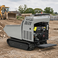 Hocheffizienter 500KG Mini-Dumper mit Hydraulischer Kippfunktion und Raupenfahrwerk für Landwirtschaft, Bau und Bergbau