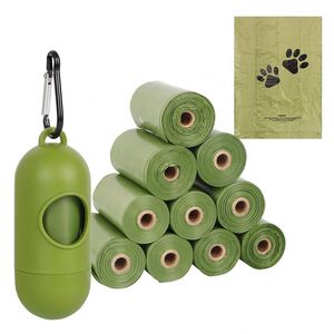 Bolsas Biodegradables para Perros, Dispensador de Bolsas para Excrementos de Perro, Bolsas para Caca, Desechos Orgánicos, Plástico Epi, 25 Galones, Verde HJ - Product Image 2